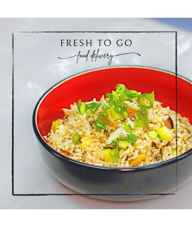 黑毛豬芋頭欖菜炒飯