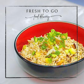 黑毛豬芋頭欖菜炒飯