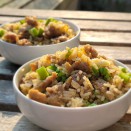  生炒玉豆牛鬆飯