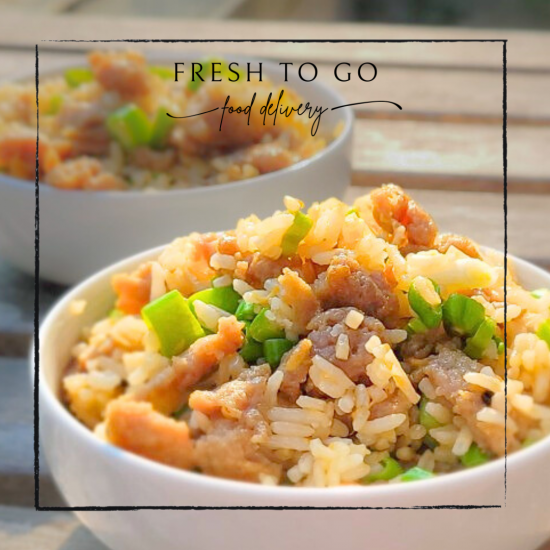  生炒玉豆牛鬆飯