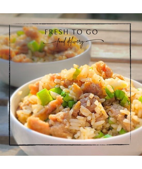  生炒玉豆牛鬆飯