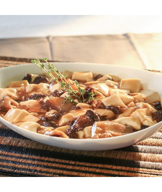 野生羊肚菌滑豆腐