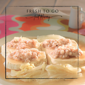 瑤柱肉碎蒸滑豆腐