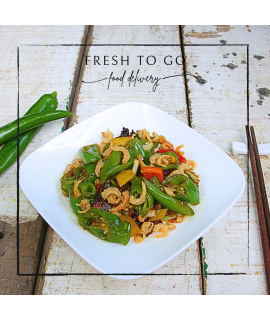 臘肉蝦米炒虎皮椒