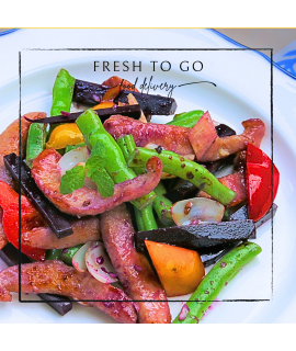 五彩豆角豬面青