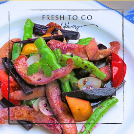 五彩豆角豬面青