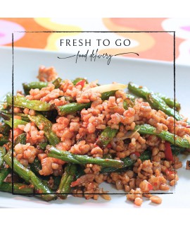 干煸肉鬆四季豆