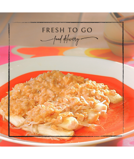 麵醬銀魚蒸茄子