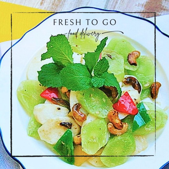 片片萵筍山藥脆腰果