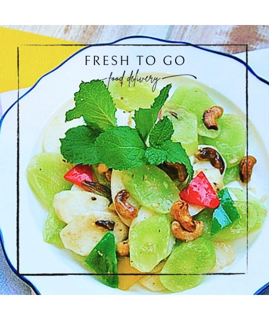 片片萵筍山藥脆腰果